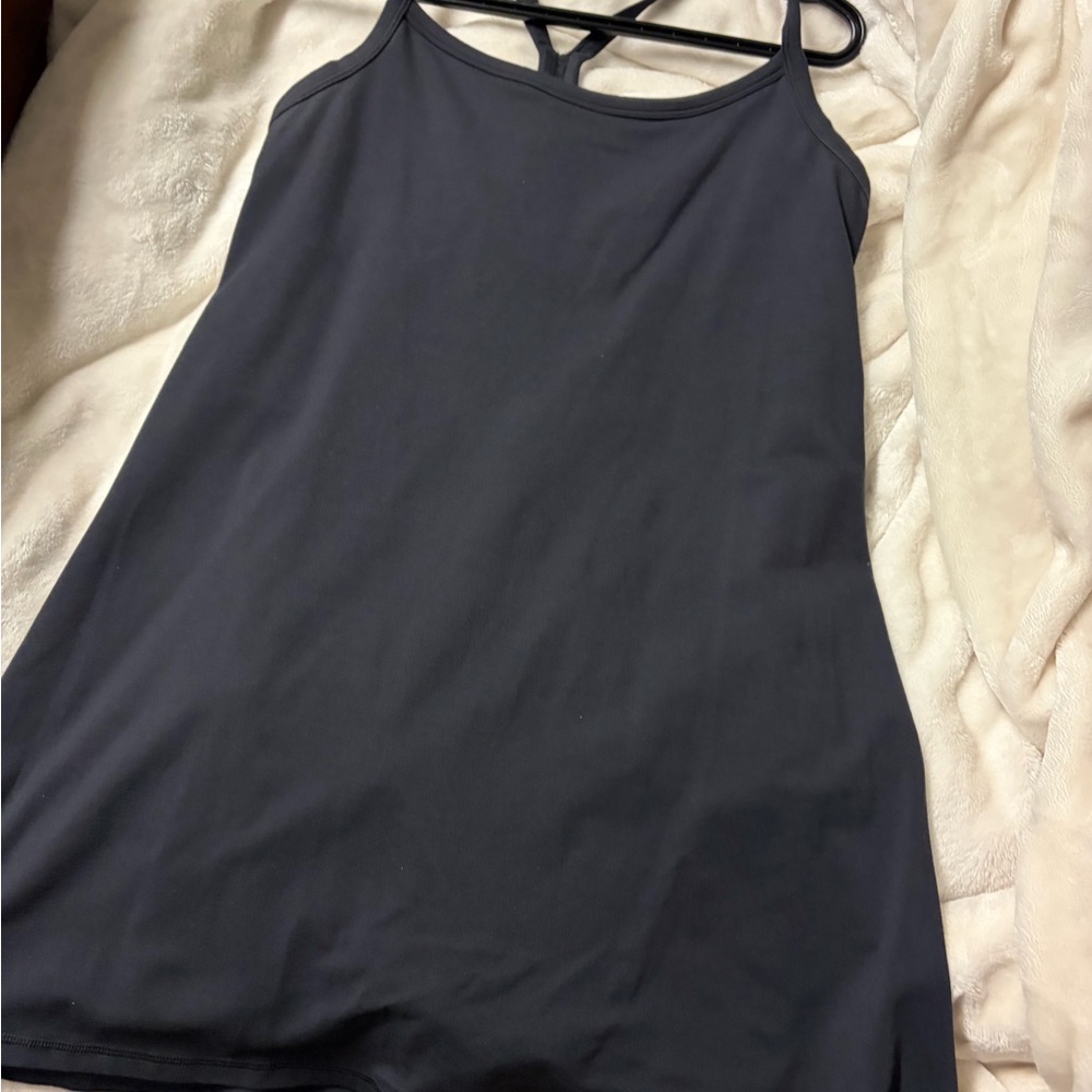 aerie Black Strappy Slip Dress